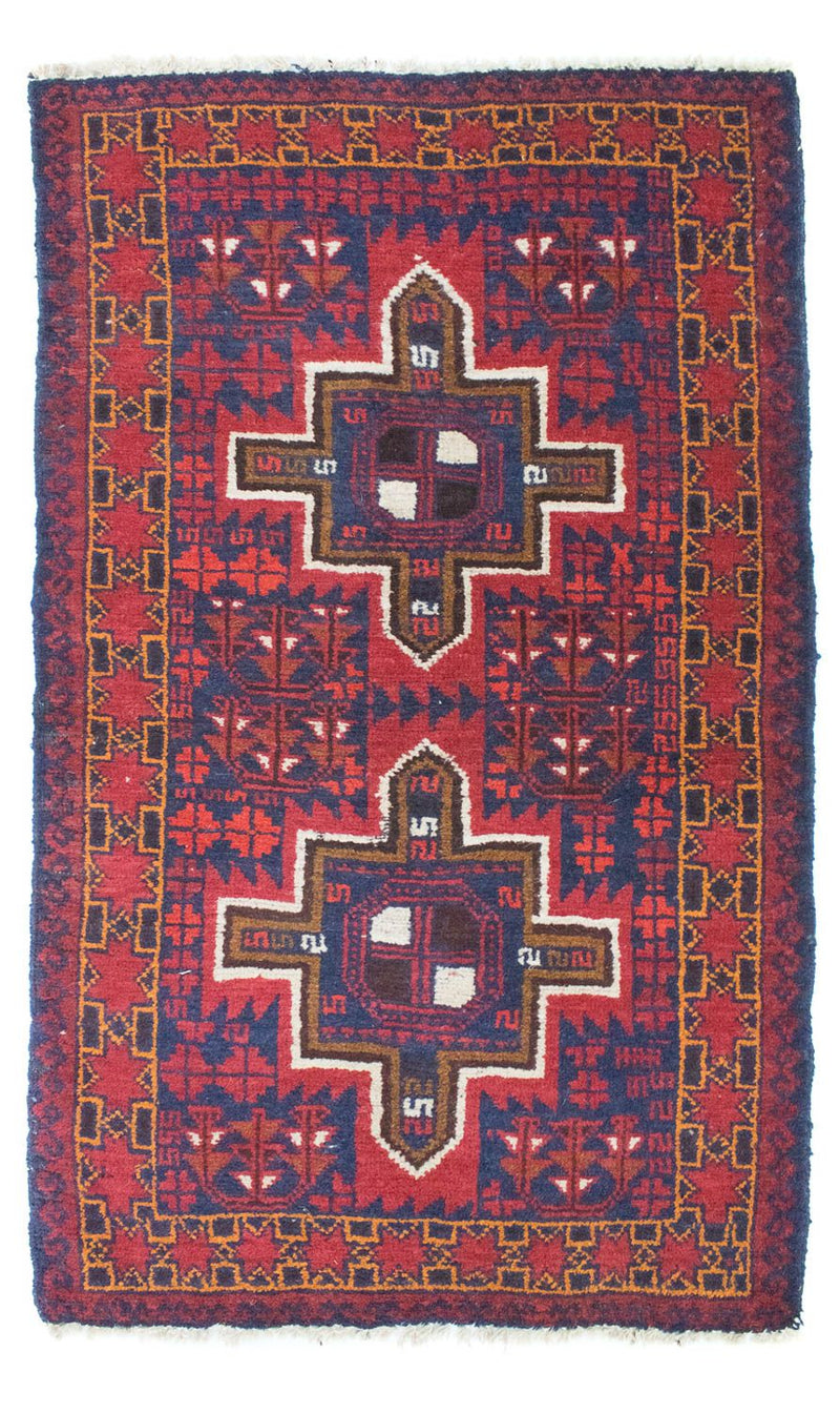 Baluch-matta - 124 x 76 cm - blå