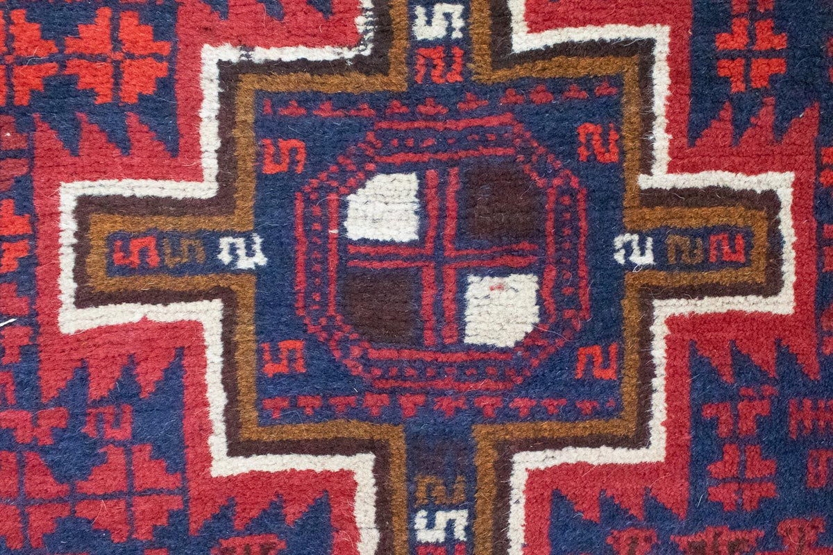 Baluch-matta - 124 x 76 cm - blå