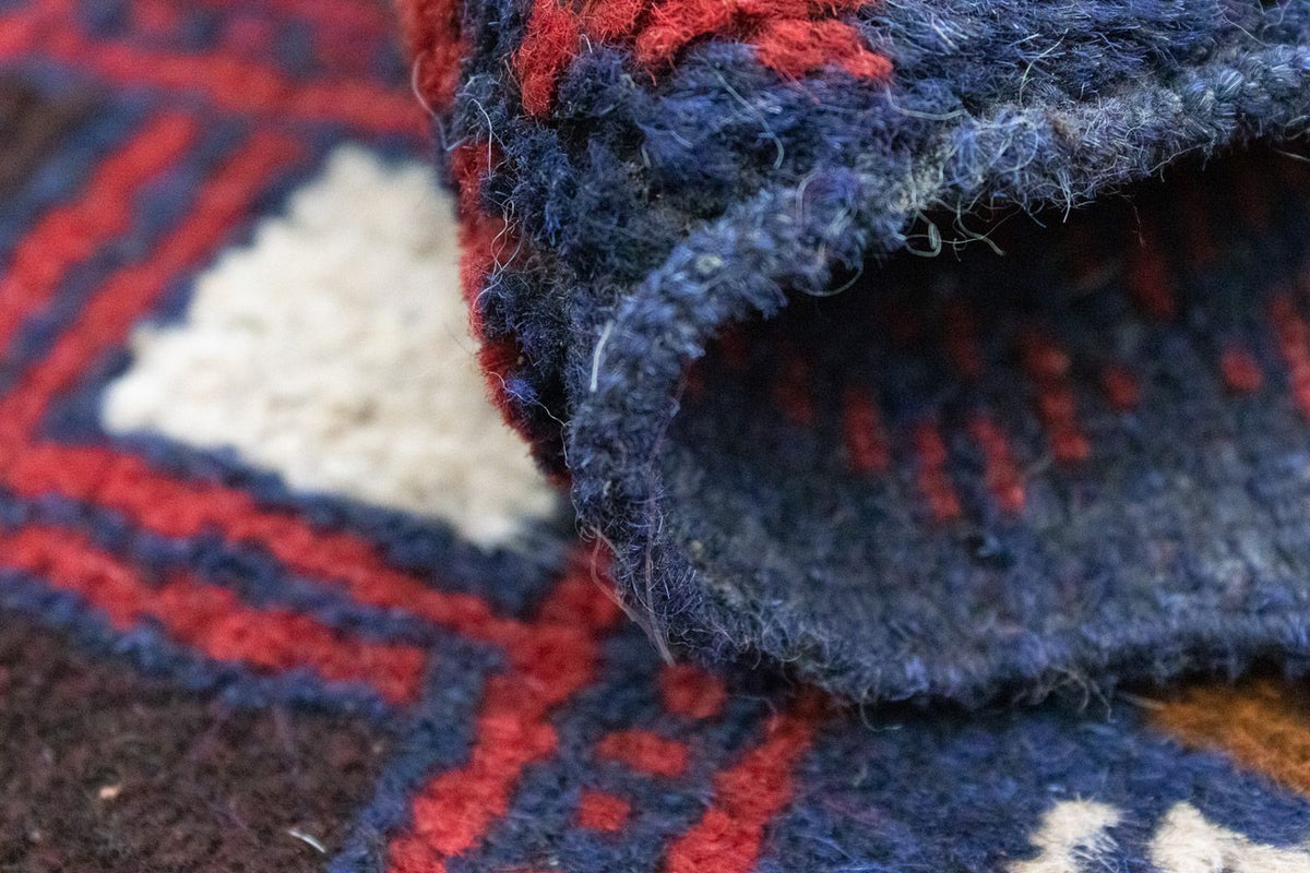 Baluch-matta - 124 x 76 cm - blå