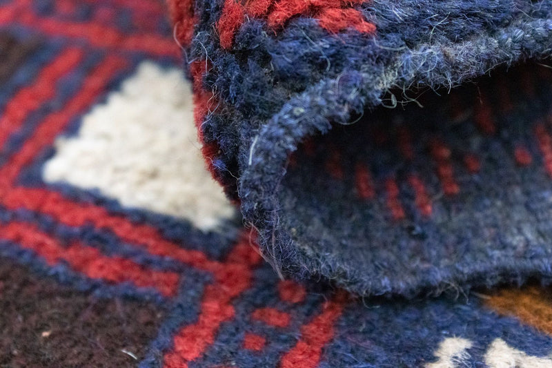 Baluch-matta - 124 x 76 cm - blå