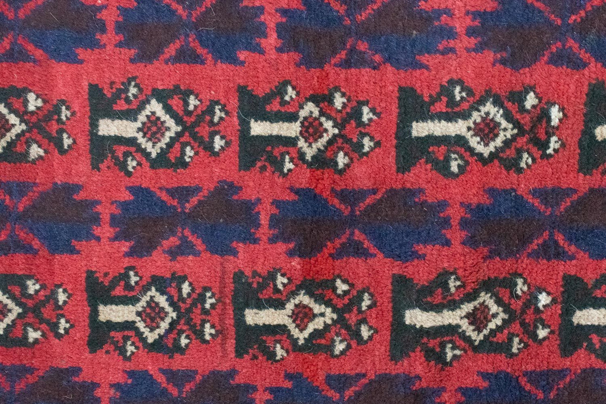 Baluch-matta - 126 x 73 cm - röd