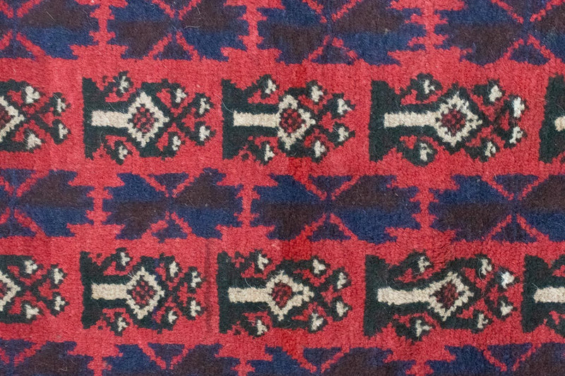 Baluch-matta - 126 x 73 cm - röd