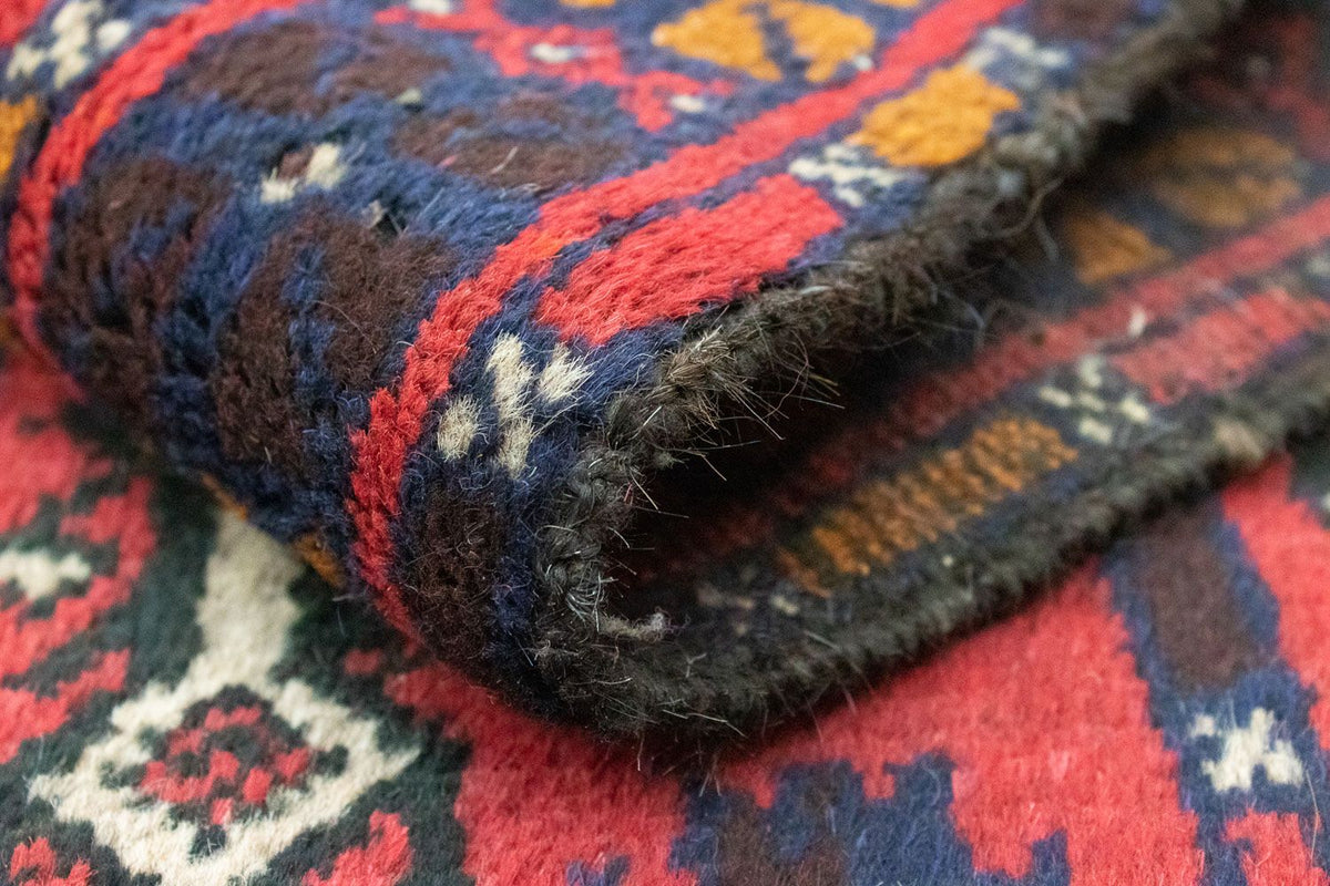 Baluch-matta - 126 x 73 cm - röd