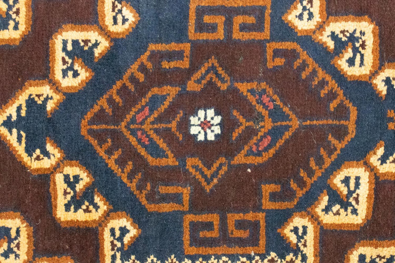 Baluch-matta - 132 x 85 cm - brun