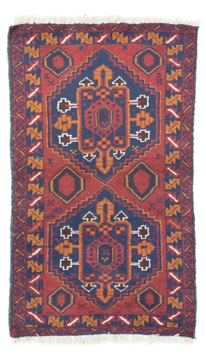 Baluch-matta - 136 x 79 cm - orange