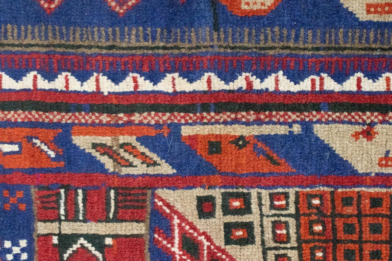 Baluch-matta - 150 x 91 cm - flerfärgad