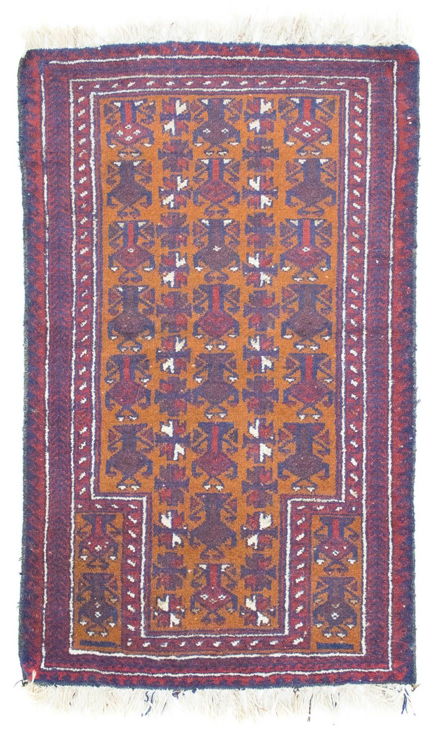 Baluch-matta - 138 x 85 cm - orange