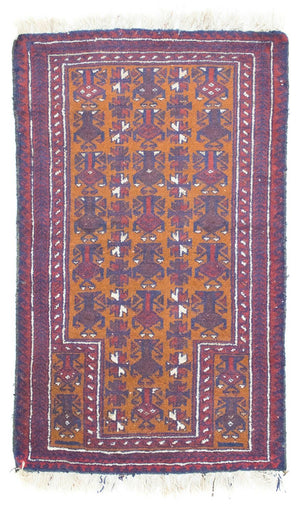 Baluch-matta - 138 x 85 cm - orange