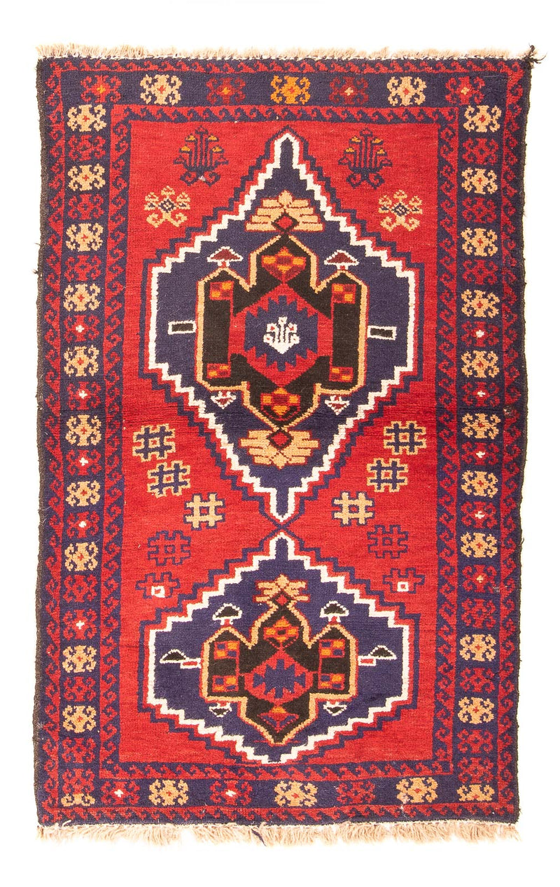 Baluch-matta - 130 x 79 cm - röd
