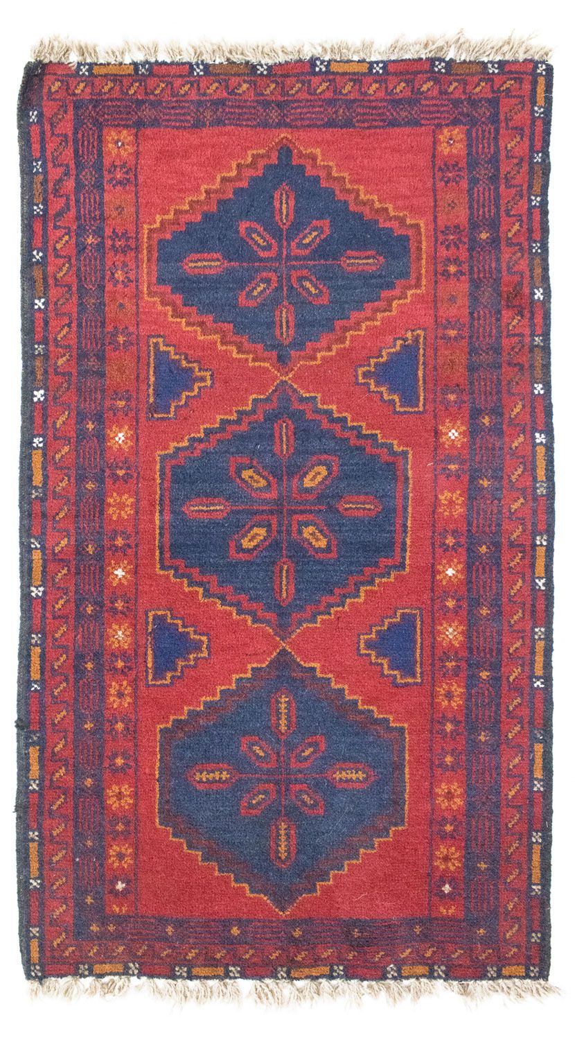 Baluch-matta - 131 x 78 cm - röd