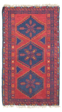 Baluch-matta - 131 x 78 cm - röd