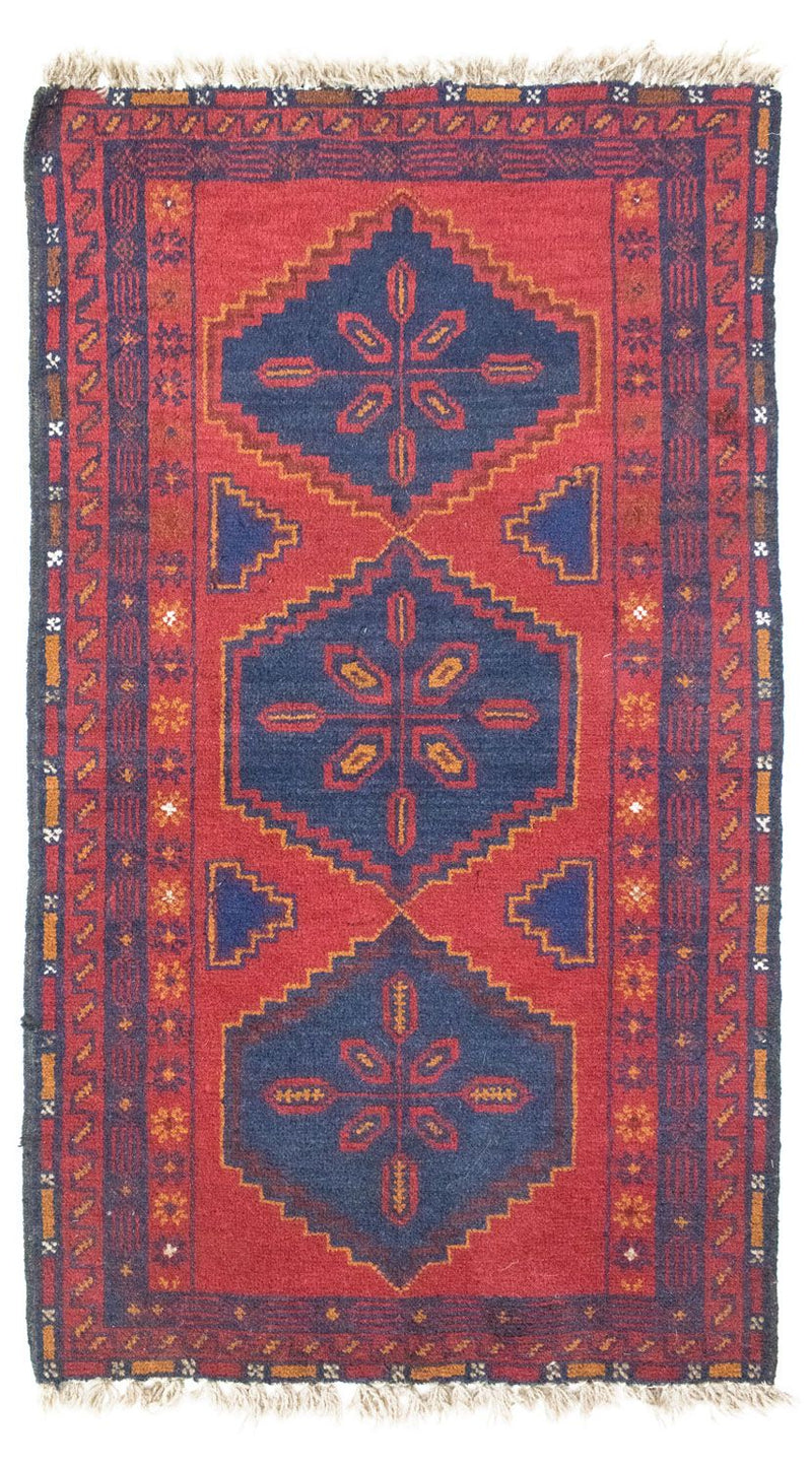 Baluch-matta - 131 x 78 cm - röd