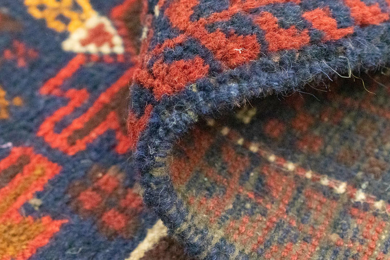 Baluch-matta - 140 x 87 cm - blå