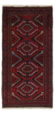 Baluch-matta - 167 x 100 cm - röd