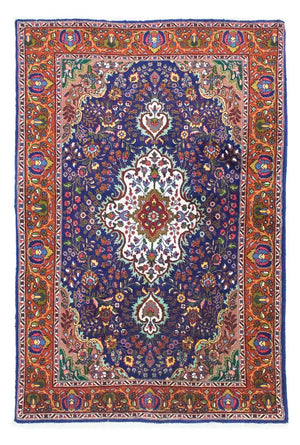 Persisk matta - Tabriz - 160 x 105 cm - blå