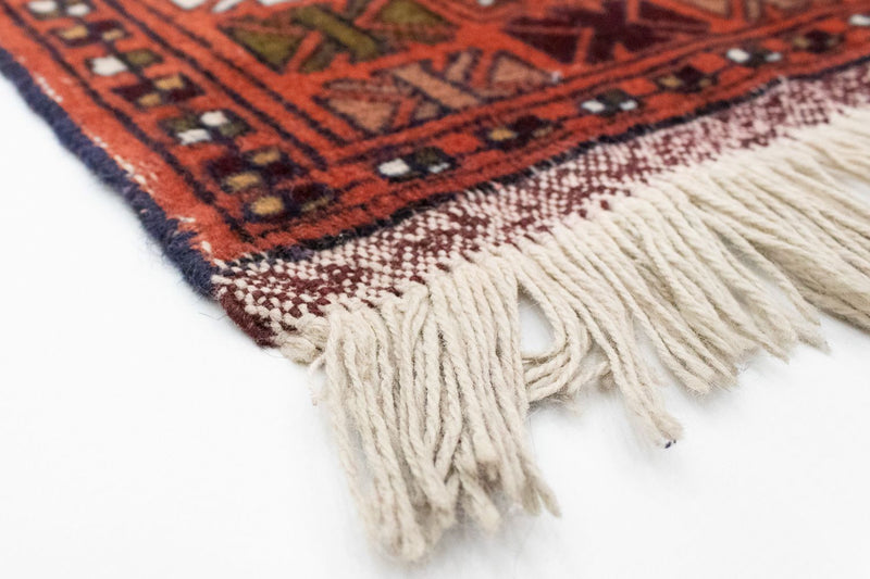 Turkaman-matta - 160 x 125 cm - orange