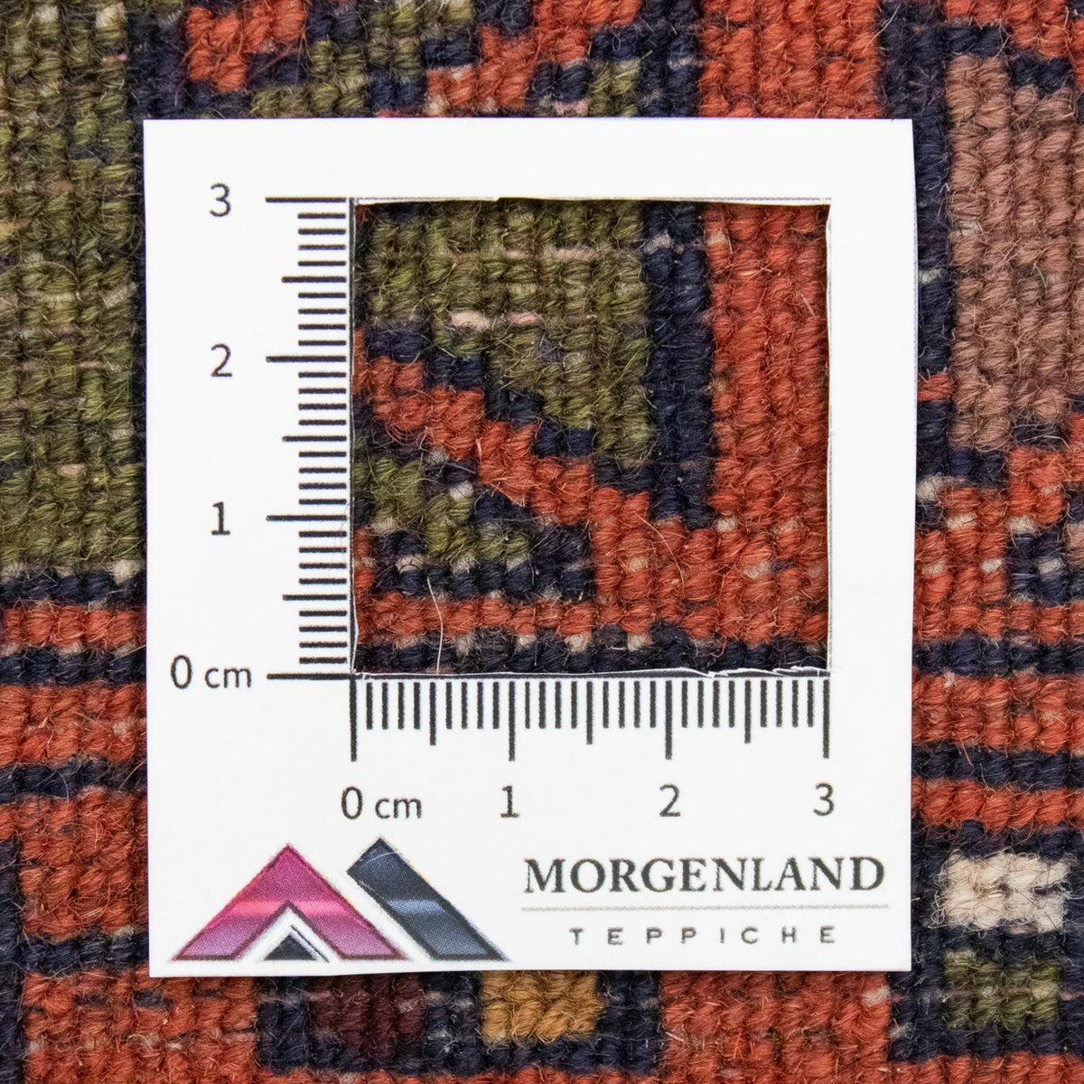 Turkaman-matta - 160 x 125 cm - orange