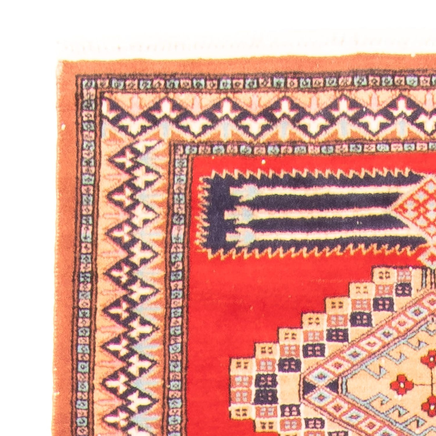 Runner Pakistanska mattan - 285 x 79 cm - röd