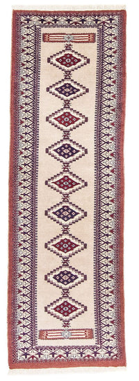 Runner Pakistanska mattan - 195 x 65 cm - beige
