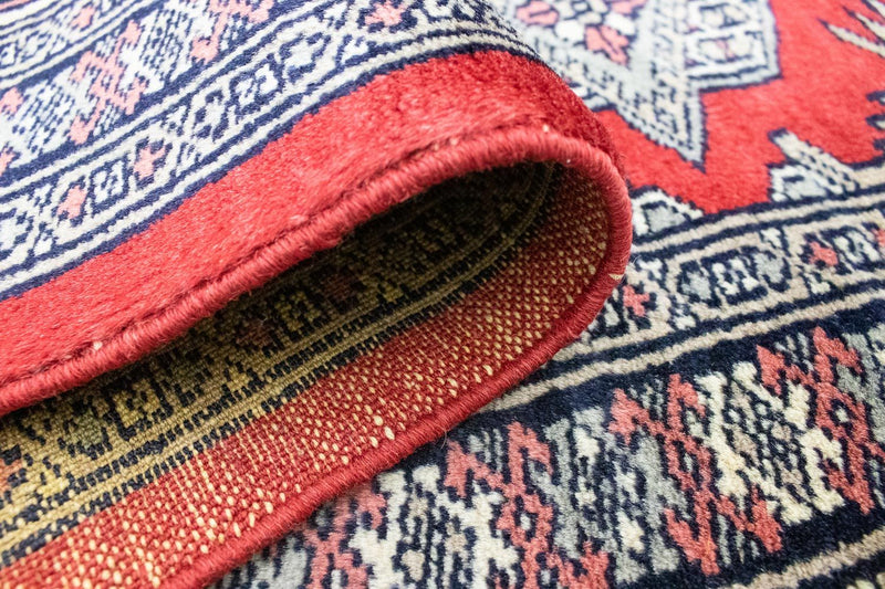 Runner Pakistanska mattan - 160 x 50 cm - röd