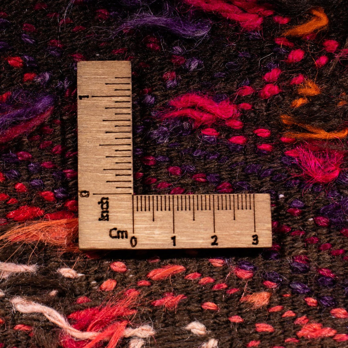 Runner Kelim-matta - gammal - 380 x 70 cm - flerfärgad