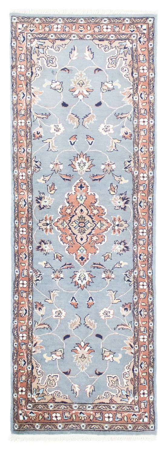 Runner Oriental Carpet - 187 x 63 cm - ljusblå