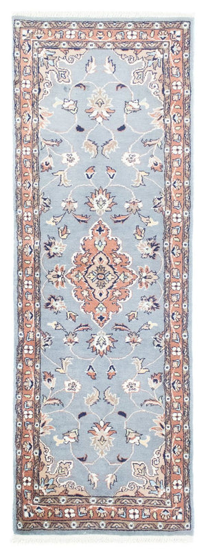 Runner Oriental Carpet - 187 x 63 cm - ljusblå