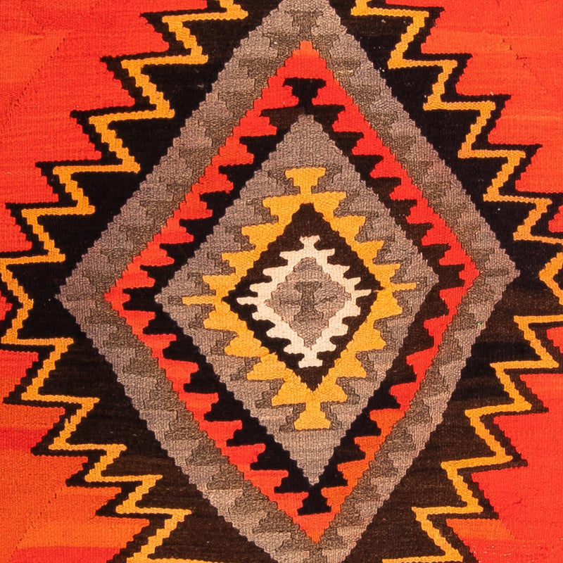 Runner Kelim-matta - gammal - 275 x 140 cm - flerfärgad