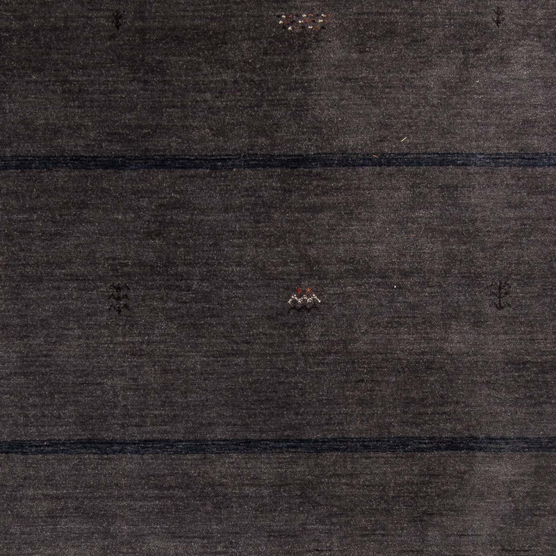 Gabbeh matta - Loribaft Softy - 218 x 171 cm - mörkbrun