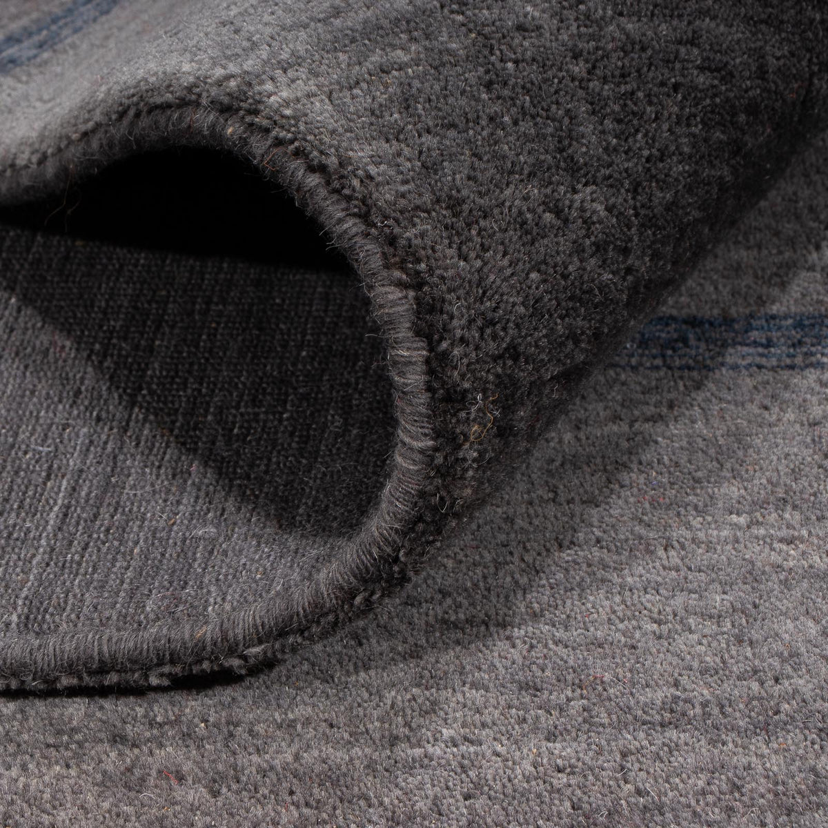 Gabbeh matta - Loribaft Softy - 218 x 171 cm - mörkbrun