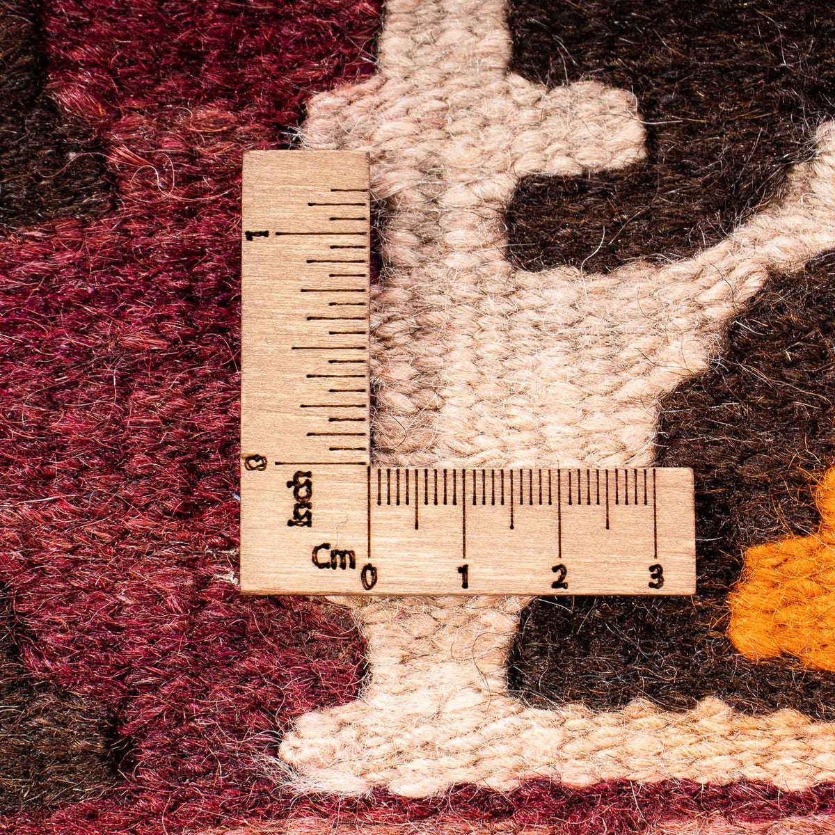 Runner Kelim-matta - gammal - 265 x 140 cm - flerfärgad