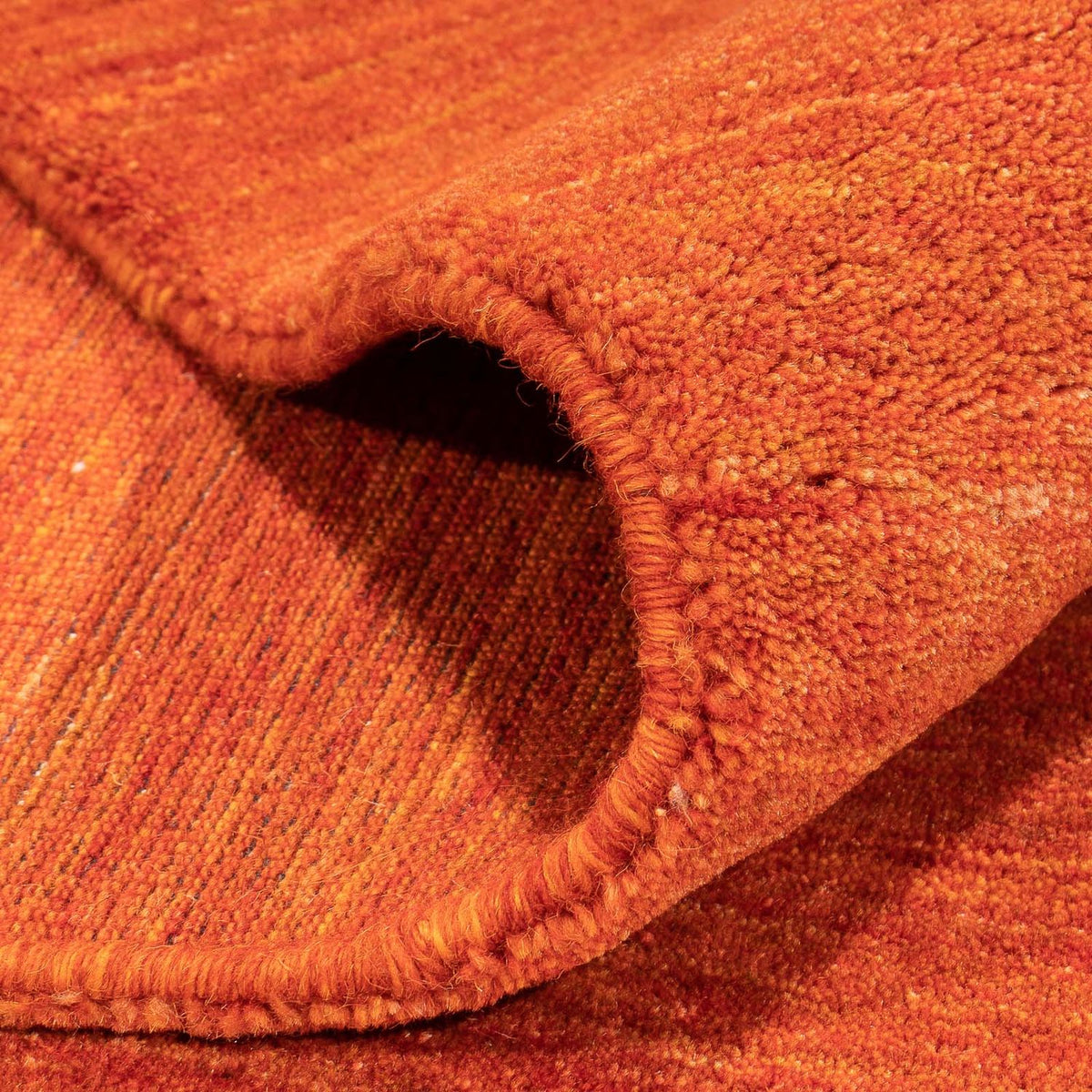 Gabbeh matta - Loribaft Softy - 243 x 171 cm - mörkröd