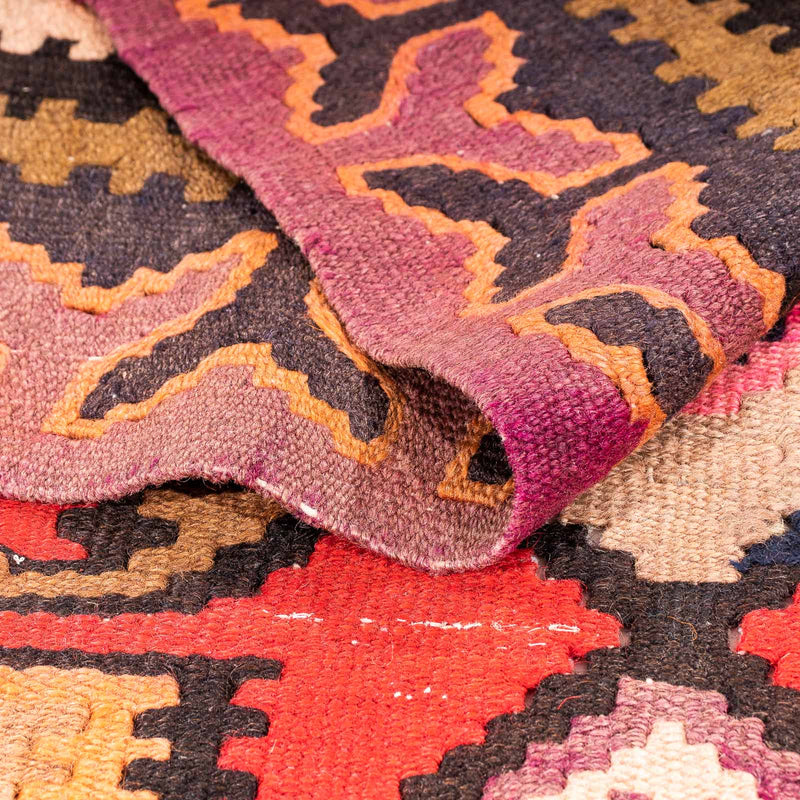 Kelim-matta - gammal - 280 x 162 cm - flerfärgad