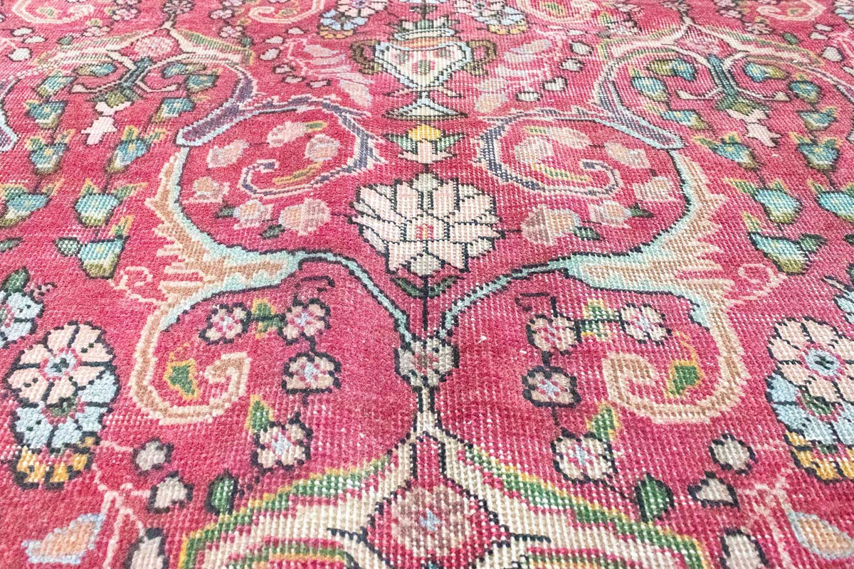 Persisk matta - Tabriz - 323 x 225 cm - röd