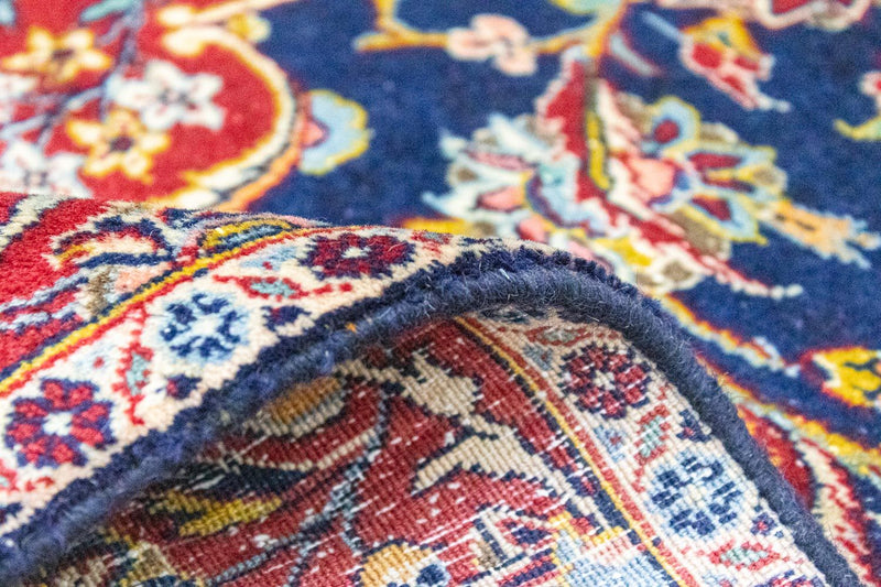 Persiska mattor - Keshan - 367 x 285 cm - mörkblå