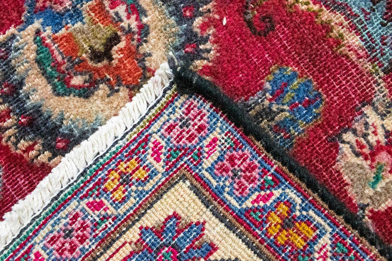 Persiska mattor - Keshan - 377 x 282 cm - röd