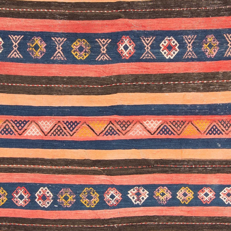 Kelim-matta - gammal - 220 x 155 cm - flerfärgad