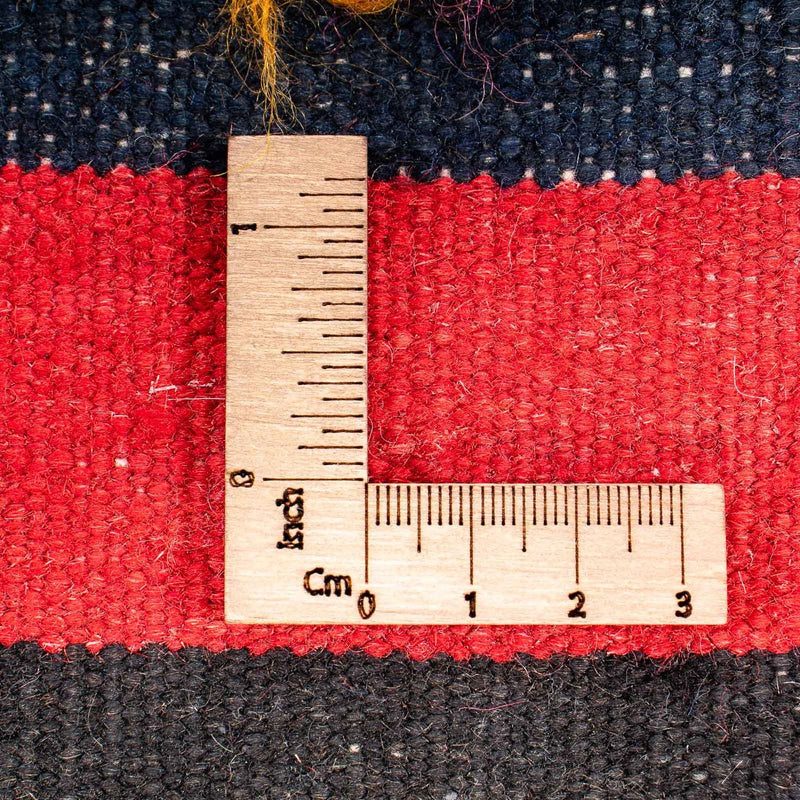 Kelim-matta - gammal - 220 x 155 cm - flerfärgad