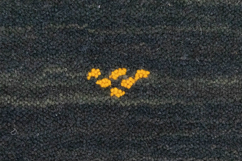 Runner Gabbeh-matta - Softy - 184 x 62 cm - grön