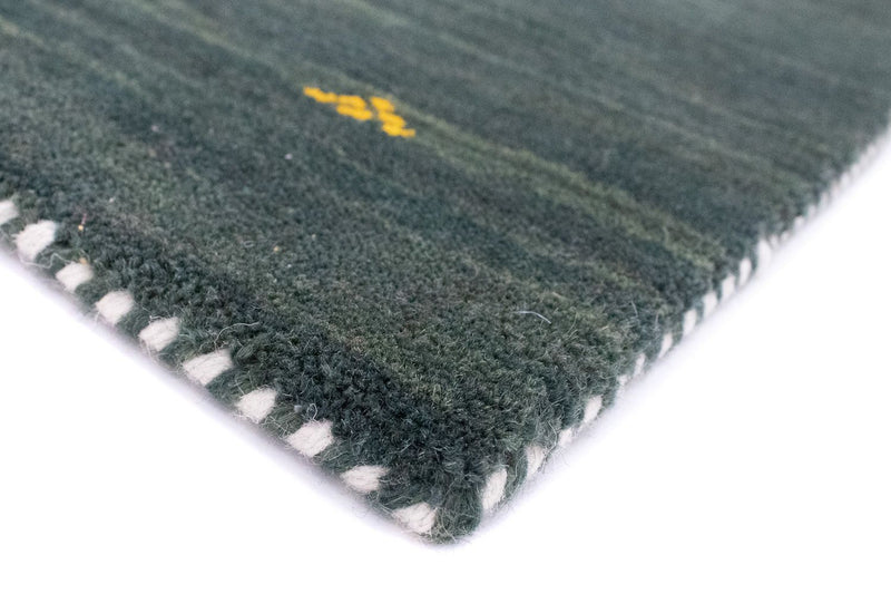 Runner Gabbeh-matta - Softy - 184 x 62 cm - grön