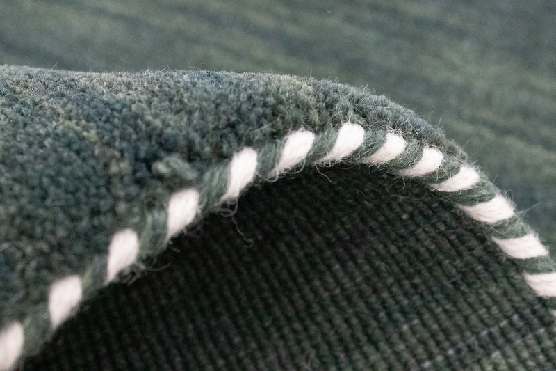 Runner Gabbeh-matta - Softy - 184 x 62 cm - grön