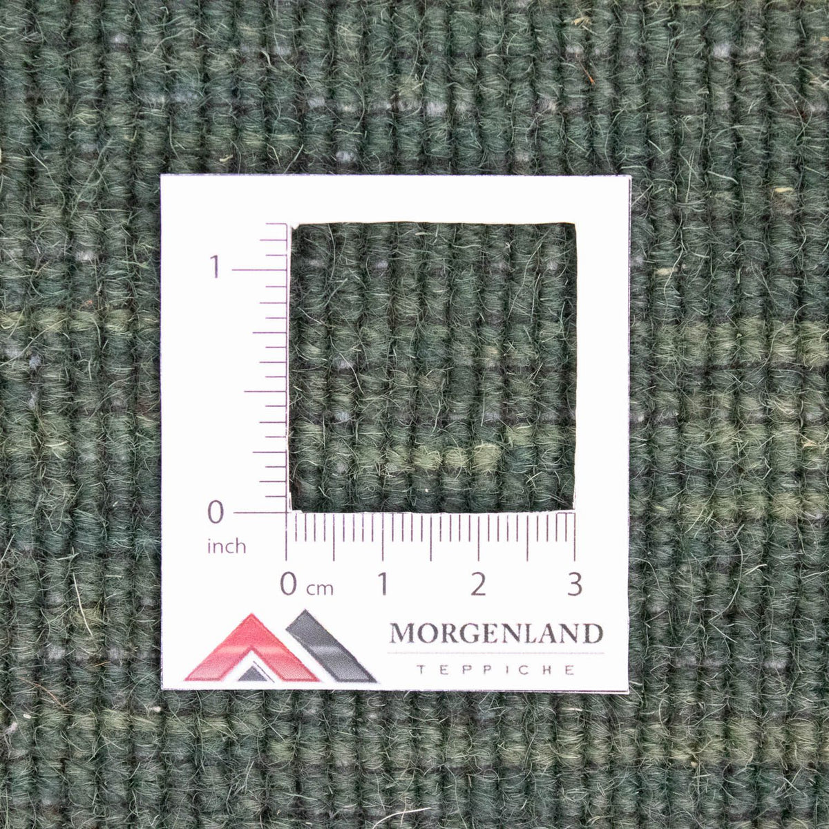 Runner Gabbeh-matta - Softy - 184 x 62 cm - grön