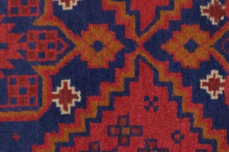 Baluch-matta - 127 x 70 cm - röd