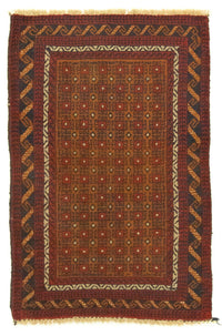 Baluch-matta - 125 x 79 cm - brun