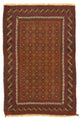 Baluch-matta - 125 x 79 cm - brun