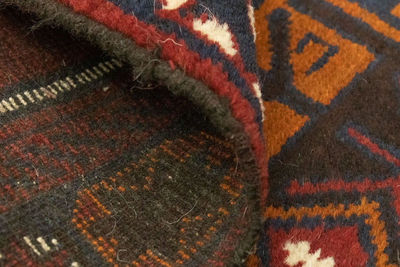 Baluch-matta - 134 x 80 cm - röd