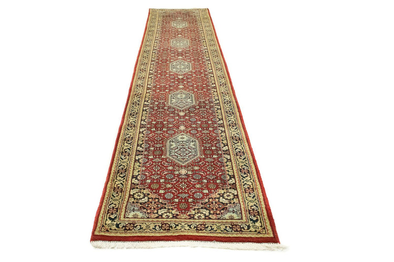 Runner Oriental Carpet - 400 x 80 cm - röd