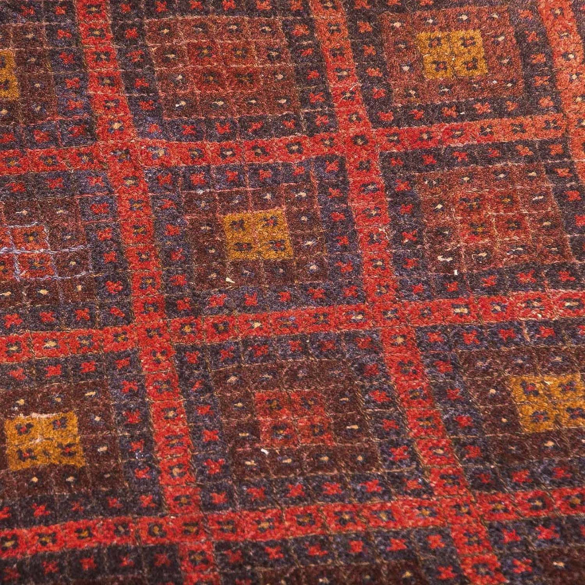 Kelim Carpet - orientalisk matta - 139 x 118 cm - brun