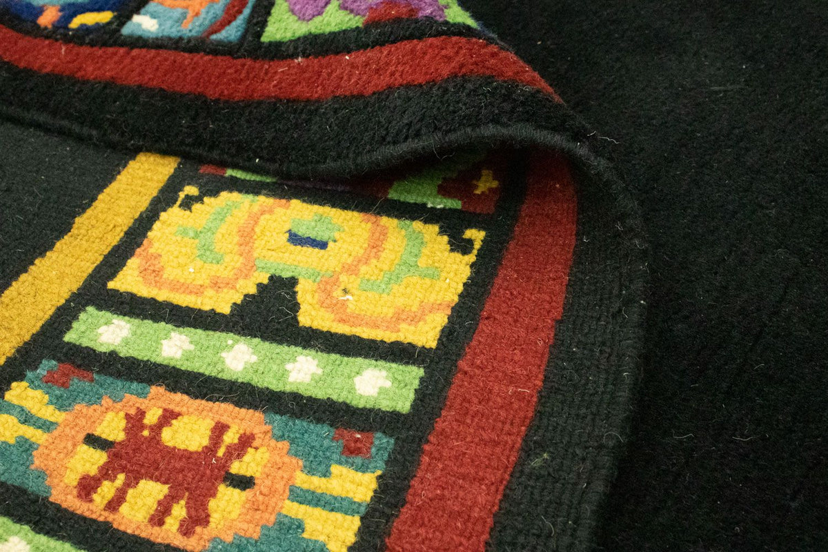 Kina matta - 238 x 178 cm - svart