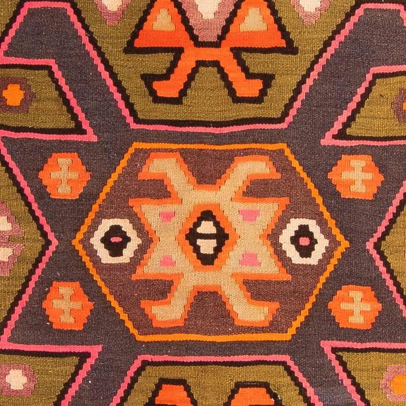 Runner Kelim-matta - gammal - 305 x 145 cm - flerfärgad